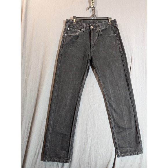 Levi's Other - Levi Strauss 505 Black Washed Denim Jeans Mens W31 L30 Straight Leg